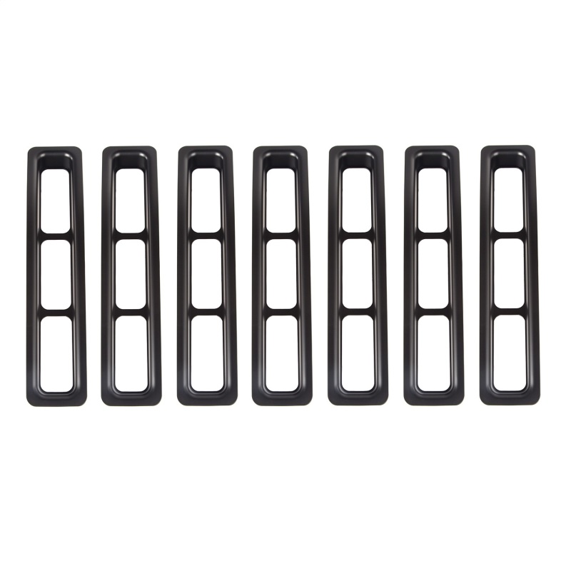 Jeep Wrangler Grille Inserts - Rugged Ridge - Black - `97-`06
